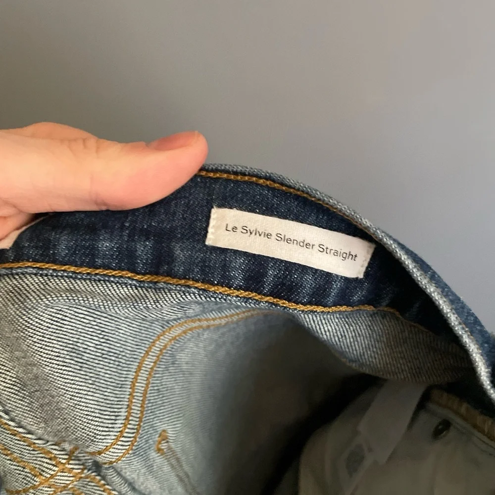 Frame Le Sylvie Slender Straight Leg Jeans Womens Size 30 - Picture 4 of 4